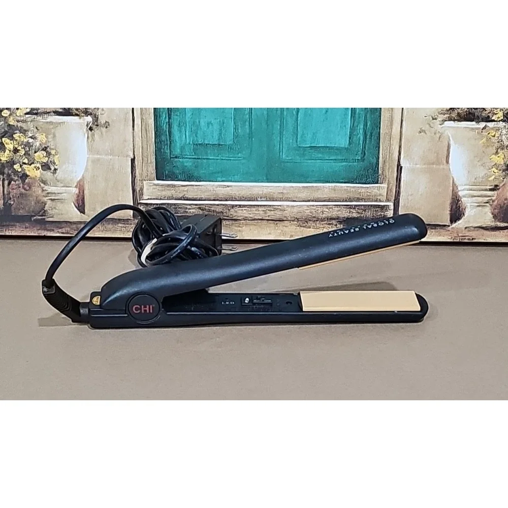 CHI Global Beauty Network GF1001 Black 1-in Ceramic Flat Iron Hair Straightener